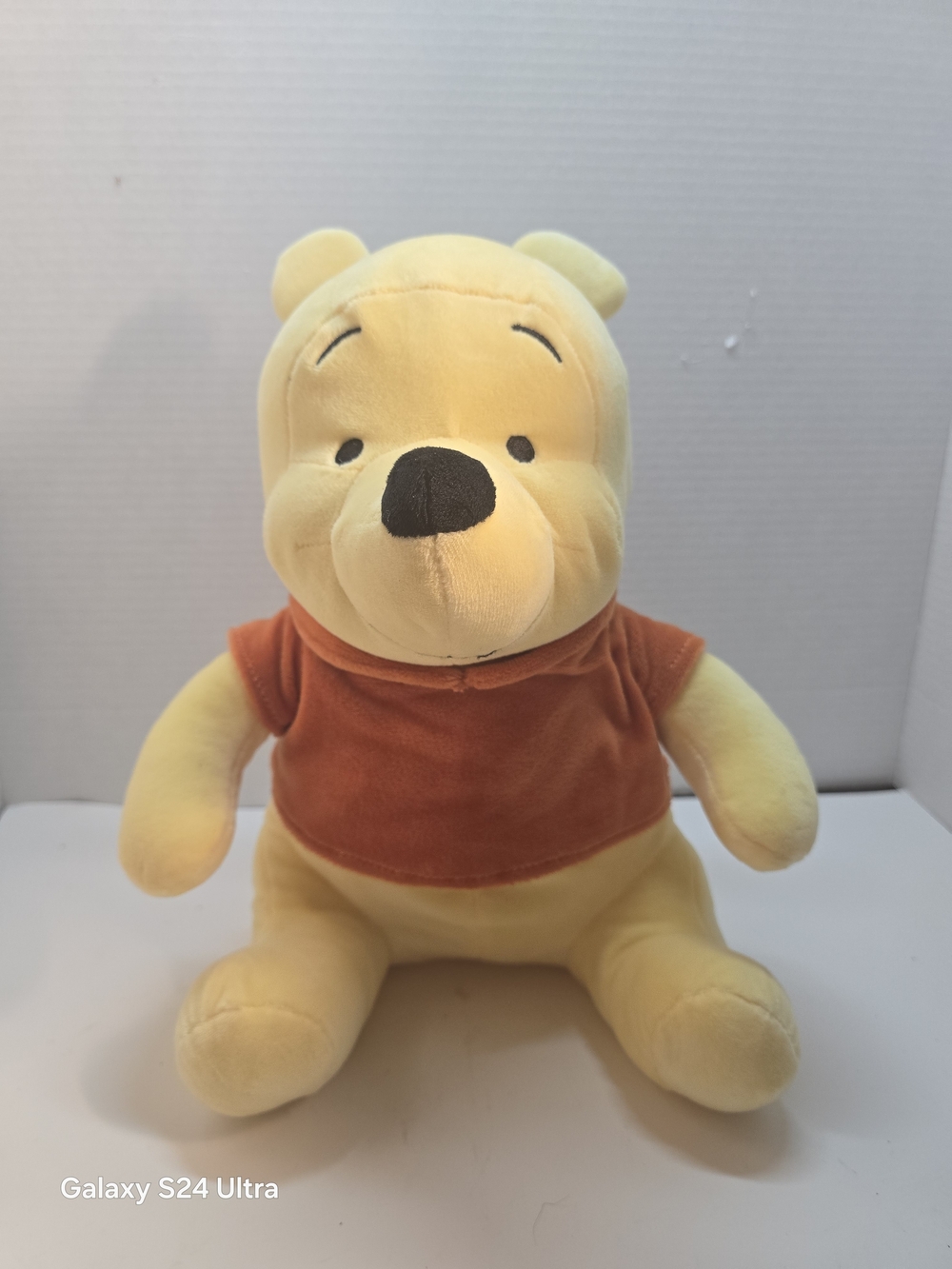 Winnie the Pooh Plush Toy - Yellow with Red Shirt